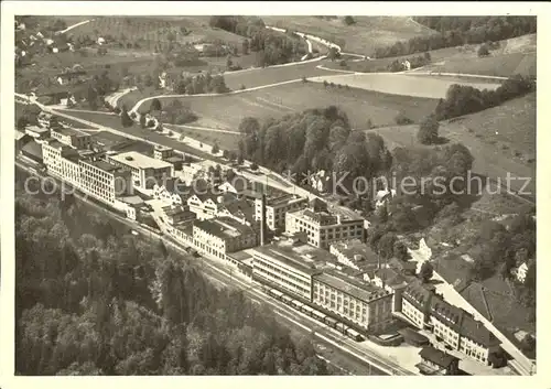 Kempttal ZH Maggis Nahrungsmittelfabrik Fliegeraufnahme / Zuerich /Bz. Zuerich City