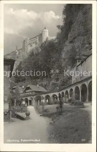 Salzburg Oesterreich Petersfriedhof / Salzburg /Salzburg und Umgebung