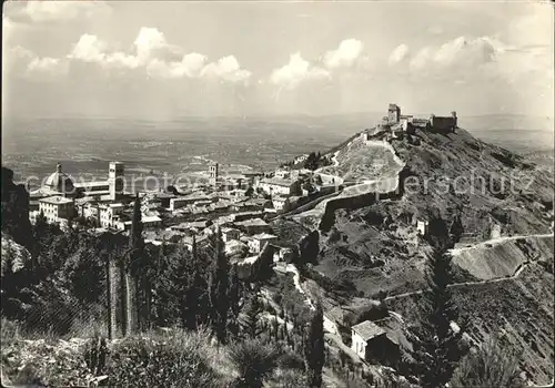 Assisi Umbria Panorama Rocca Minore Kat. Assisi