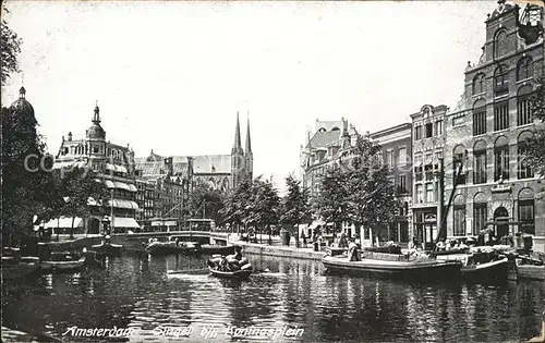 Amsterdam Niederlande Singel Koningsplein Kat. Amsterdam