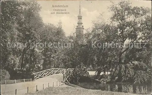 Amsterdam Niederlande Oosterpark Muiderkerk Kat. Amsterdam