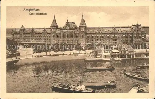 Amsterdam Niederlande Centraalstation Kat. Amsterdam