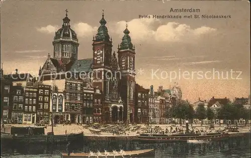 Amsterdam Niederlande Prins Hendrikkade St Nicolaaskerk Kat. Amsterdam