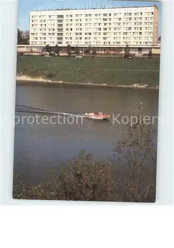 Jaroslawl Hotel am Fluss Motorboot
