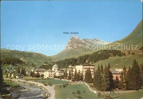 San Bernardino GR Teilansicht mit Pizzo Uccello Kat. Mesocco