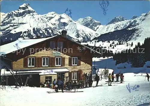 Engelberg OW Restaurant Pension Untertruebsee Kat. Engelberg