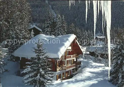 Graubuenden Kanton Paysage d hiver en Suisse Kat. Chur