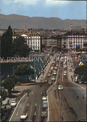 Geneve GE Le pont du Mont Blanc Kat. Geneve