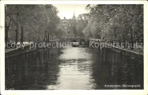 Amsterdam Niederlande Herengracht Kat. Amsterdam