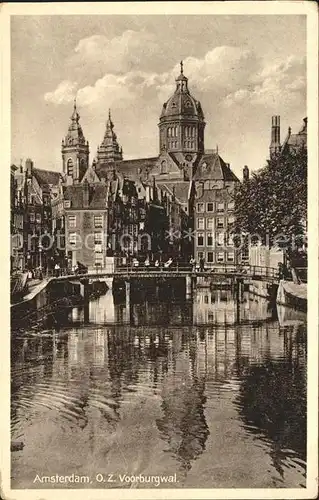 Amsterdam Niederlande Voorburgwal Kat. Amsterdam