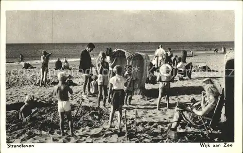 Wijk aan Zee Strandleven Kat. Niederlande