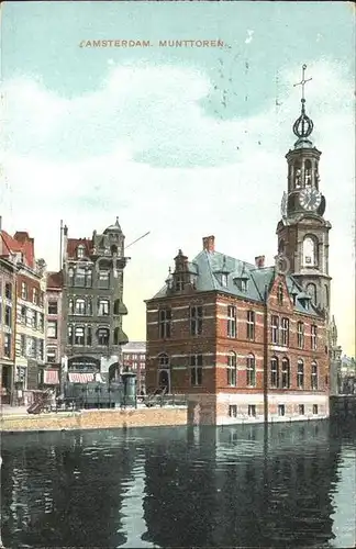 Amsterdam Niederlande Munttoren Kat. Amsterdam