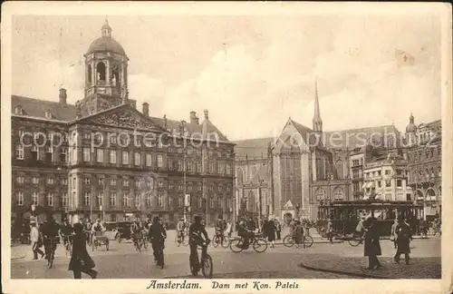 Amsterdam Niederlande Dam Kon Paleis Kat. Amsterdam