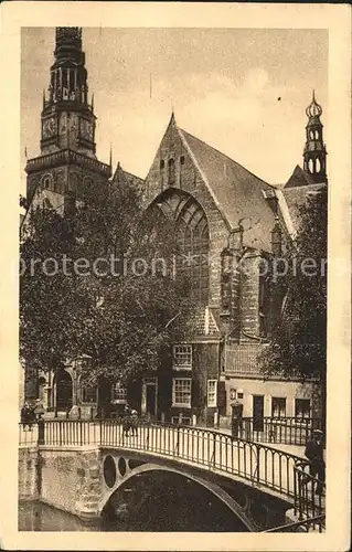Amsterdam Niederlande Voorburgwal Kerk Kat. Amsterdam