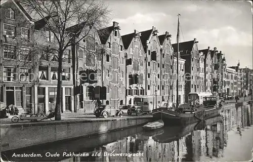 Amsterdam Niederlande Pakhuizen Brouwersgracht Kat. Amsterdam