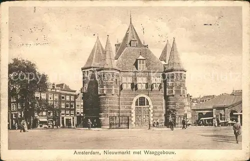 Amsterdam Niederlande Nieuwmarkt Waaggebouw Kat. Amsterdam