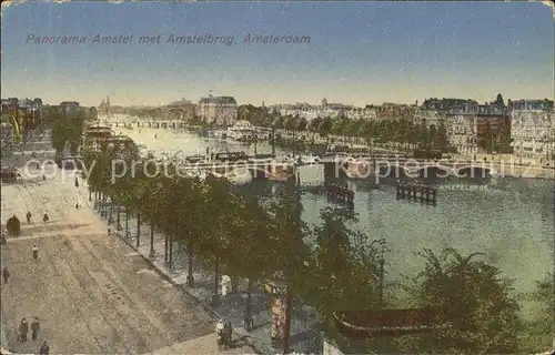 Amsterdam Niederlande Amstel Brug Kat. Amsterdam