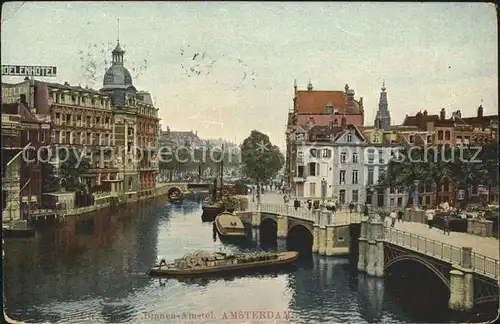 Amsterdam Niederlande Binnen Amstel Kat. Amsterdam