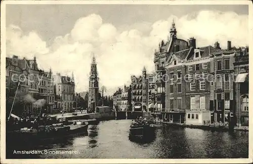 Amsterdam Niederlande Binnenamstel Kat. Amsterdam
