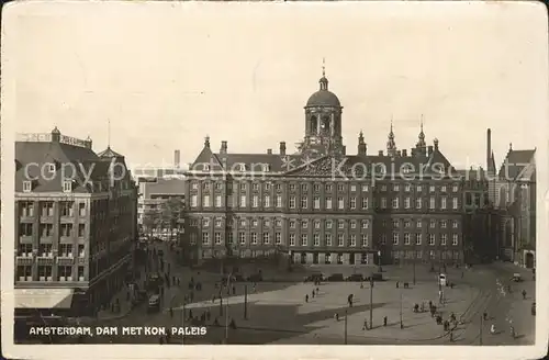 Amsterdam Niederlande Dam Kon Paleis Kat. Amsterdam