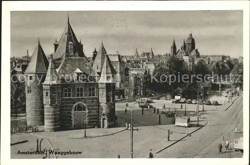 Amsterdam Niederlande Waaggebouw Kat. Amsterdam