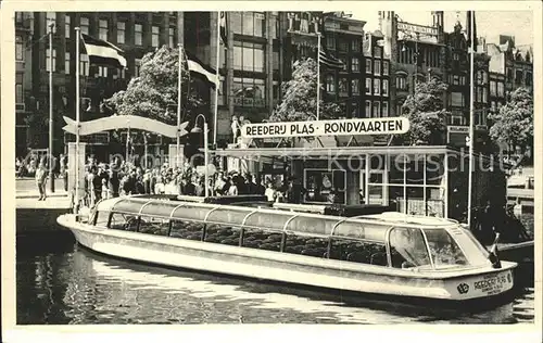 Amsterdam Niederlande Reederij Plas Kat. Amsterdam