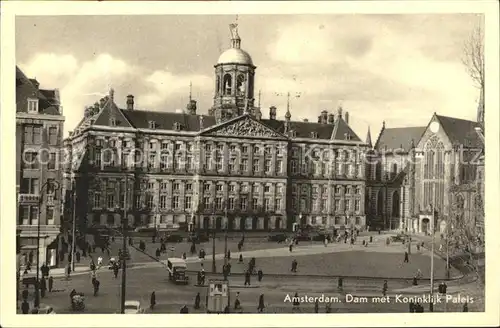 Amsterdam Niederlande Dam Koninklijk Paleis Kat. Amsterdam