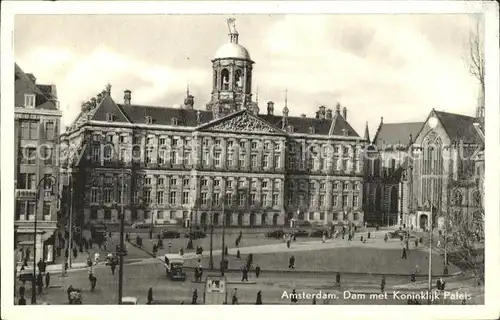 Amsterdam Niederlande Dam Koninklijk Paleis Kat. Amsterdam