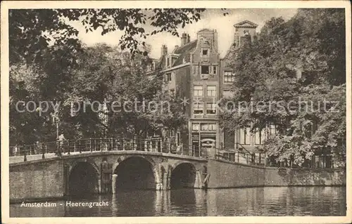 Amsterdam Niederlande Heerengracht Kat. Amsterdam