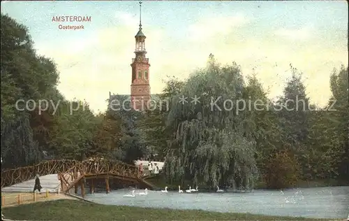 Amsterdam Niederlande Oosterpark Kat. Amsterdam