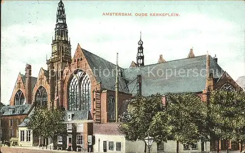 Amsterdam Niederlande Kerksplein Kat. Amsterdam