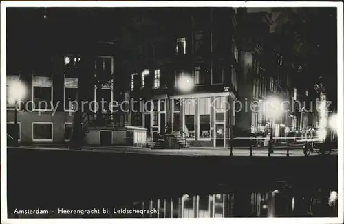 Amsterdam Niederlande Heerengracht Leidschegracht Kat. Amsterdam