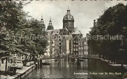 Amsterdam Niederlande Kolkje St Nic Kerk Kat. Amsterdam