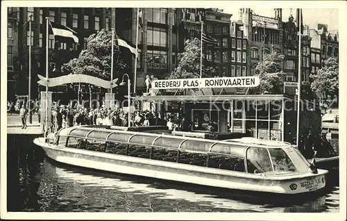 Amsterdam Niederlande Reederij Plas Kat. Amsterdam