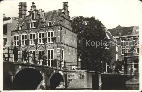 Amsterdam Niederlande Huis Drie Grachten Kat. Amsterdam