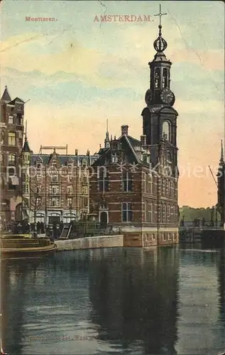 Amsterdam Niederlande Munttoren Kat. Amsterdam