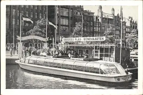 Amsterdam Niederlande Reederij Plas Kat. Amsterdam