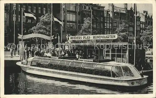Amsterdam Niederlande Reederij Plas Kat. Amsterdam