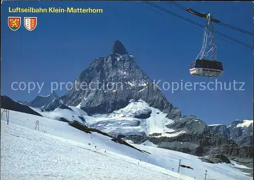 Zermatt VS Seilbahn Klein Matterhorn Kat. Zermatt