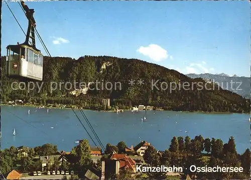 Annenheim Ossiacher See Kanzelbahn Kat. Annenheim Kaernten