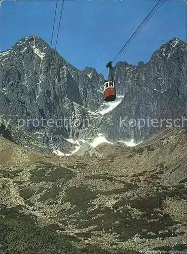 Hohe Tatra Seilbahn Kat. Slowakische Republik