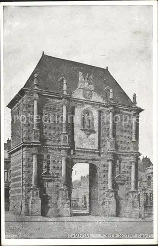 Cambrai Porte Notre Dame Kat. Cambrai