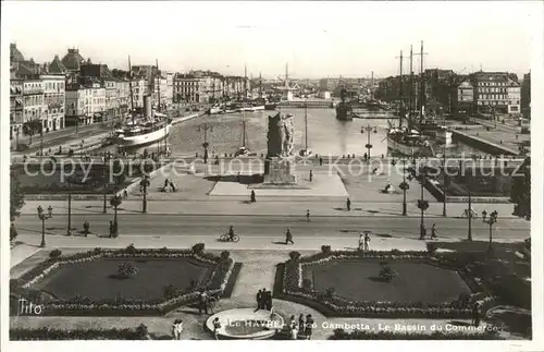 Le Havre Place Gambetta Bassin du Commerce Kat. Le Havre