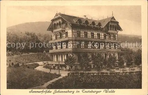 Teutoburgerwald Sommerfrische Johannaberg Kat. Detmold