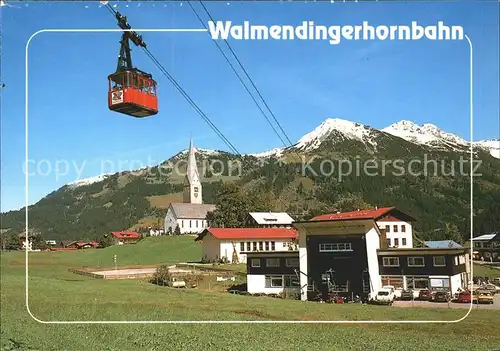 Kleinwalsertal Walmendingerhorn Seilbahn  Kat. Oesterreich