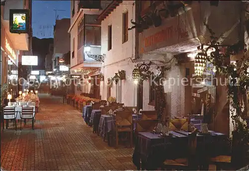 Torremolinos Calle del Cauce Restaurants Kat. Malaga Costa del Sol