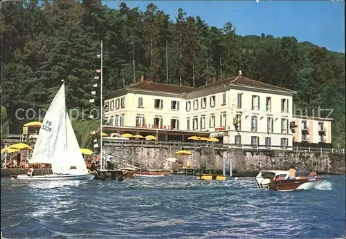 Belgirate Hotel Villa Carlotta Segelboot Motorboot Kat. Lago Maggiore