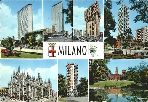 Milano Duomo Grattacieli Kat. Italien