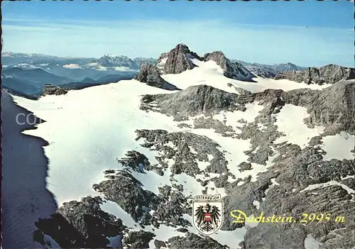 Dachstein Gebirge Fliegeraufnahme Kalksteinmassiv Dreilaendereck  Kat. Oesterreich