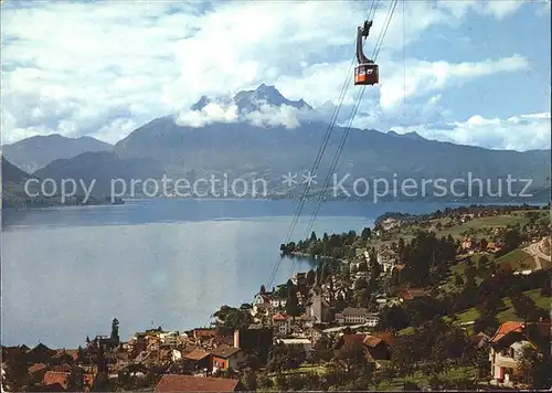 Weggis LU Seilbahn Weggis Rigi Kaltbad Pilatus Kat. Weggis